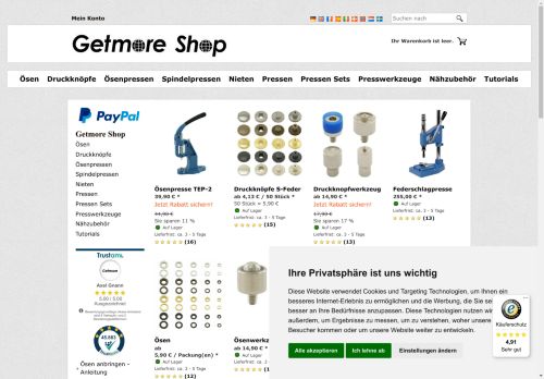 getmore-shop.com capture - 2024-08-27 11:32:38