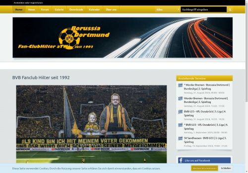 bvbfanclubhilter.com capture - 2024-08-27 12:16:30