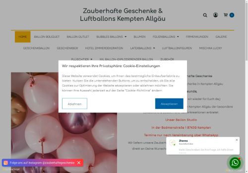 zauberhaftegeschenke.com capture - 2024-08-27 13:19:17
