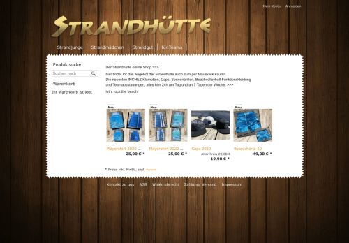 strandhuette.eu capture - 2024-08-27 13:41:46