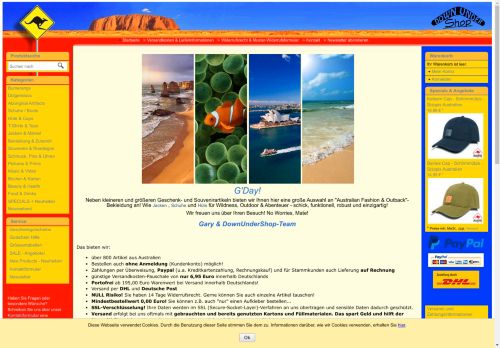 down-under-shop.net capture - 2024-08-27 14:28:43
