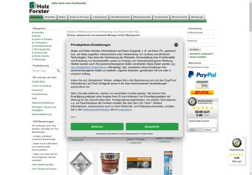 holzforster-shop.net capture - 2024-08-27 14:34:25
