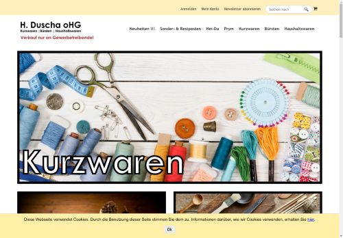 duscha-kurzwaren.net capture - 2024-08-27 14:47:31