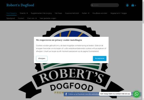 robertsdogfood.nl capture - 2024-08-27 15:13:59