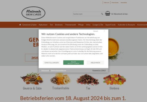 gewuerzeausostfriesland.online capture - 2024-08-27 15:19:53