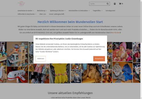 wundervoller-start.shop capture - 2024-08-27 16:22:22