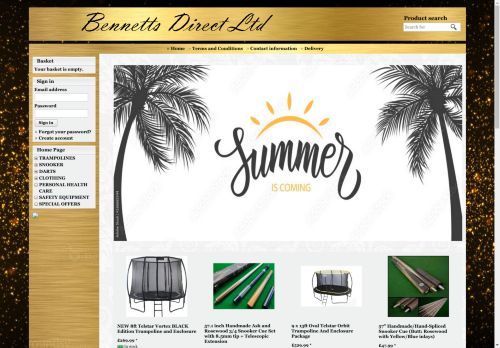 bennettsdirect.co.uk capture - 2024-08-27 16:52:15