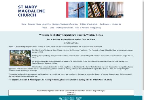 stmarymagdaleneeccles.org.uk capture - 2024-08-27 17:04:13