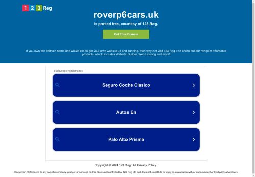 roverp6cars.uk capture - 2024-08-27 17:27:17
