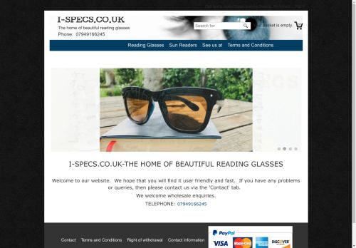 i-specs.co.uk capture - 2024-08-27 17:39:47