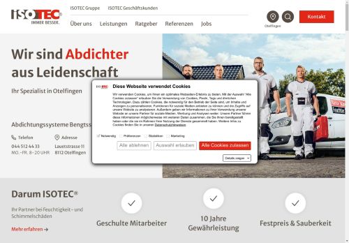 isotec-bengtsson.ch capture - 2024-08-28 00:55:04