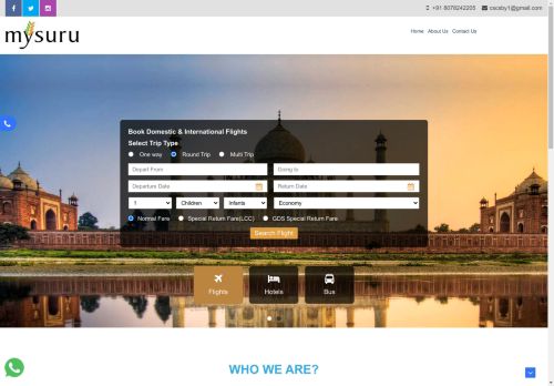 mysurutravels.com capture - 2024-08-29 14:22:56