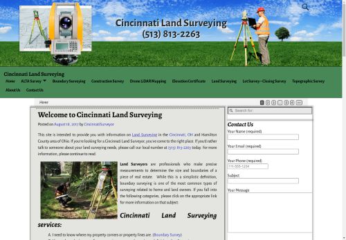 landsurveyorcincinnati.com capture - 2024-08-30 21:05:50