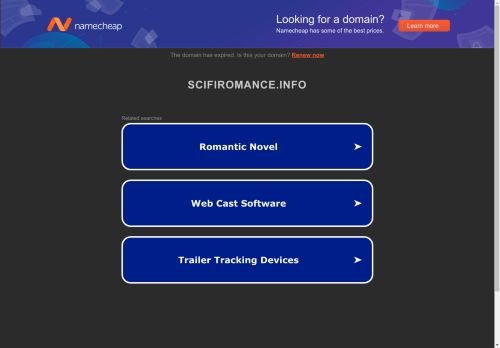 scifiromance.info capture - 2024-09-02 06:14:08