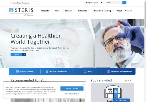 sterislifesciences.net capture - 2024-09-02 12:48:45