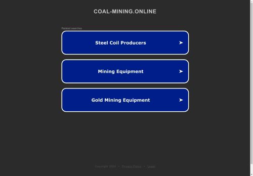 coal-mining.online capture - 2024-09-02 22:56:57