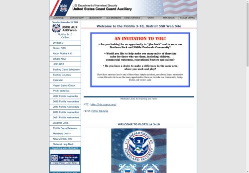 flotilla3-10.org capture - 2024-09-03 04:29:21