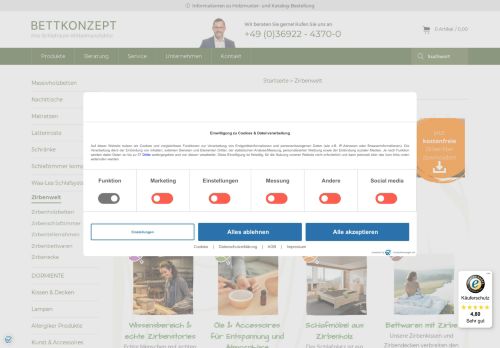 zirbenbetten-muenchen.org capture - 2024-09-03 07:38:23