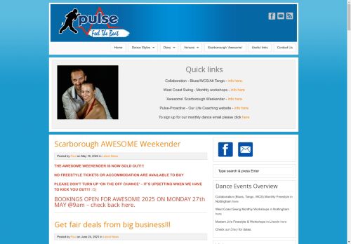 pulse-dance.co.uk capture - 2024-09-03 21:25:22