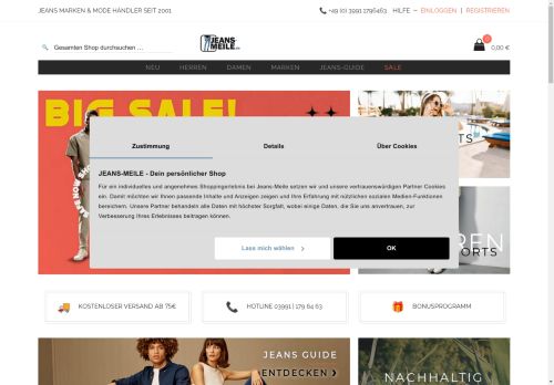 jeans-meile.ch capture - 2024-09-04 10:05:54