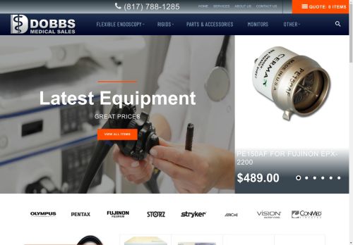 dobbsmedicalsales.com capture - 2024-09-04 15:10:59