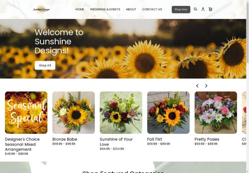 sunshinedesignsflorist.com capture - 2024-09-04 17:22:56