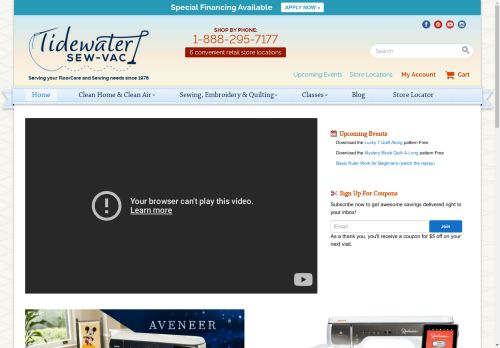 tidewatersewvac.com capture - 2024-09-04 18:59:33