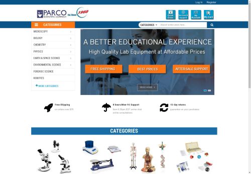 parcoscientific.com capture - 2024-09-04 23:42:28