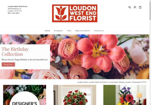 loudonwestendflorist.com capture - 2024-09-05 01:32:02