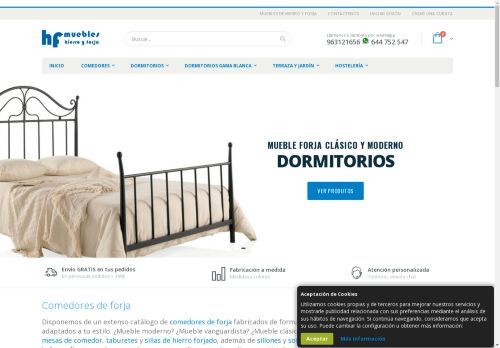 mueblesdehierroyforja.com capture - 2024-09-05 02:20:10