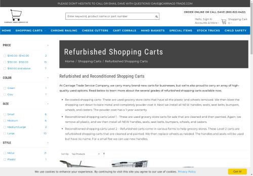 reconditionedshoppingcarts.com capture - 2024-09-05 06:06:25