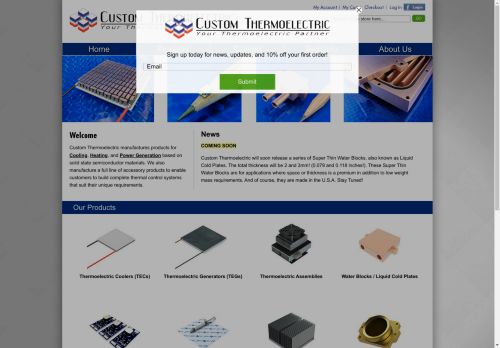 customthermoelectric.com capture - 2024-09-05 06:06:25