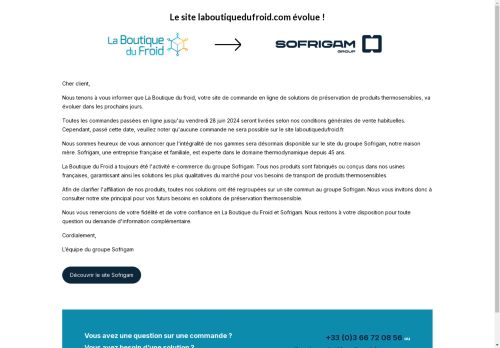 laboutiquedufroid.com capture - 2024-09-05 06:52:23