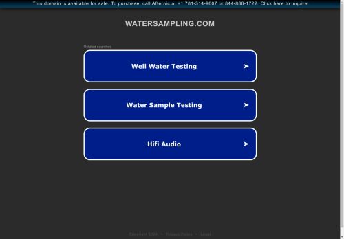 watersampling.com capture - 2024-09-05 10:37:23