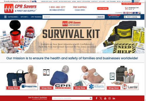 CPR Savers and First Aid Supply capture - 2024-09-06 18:30:36