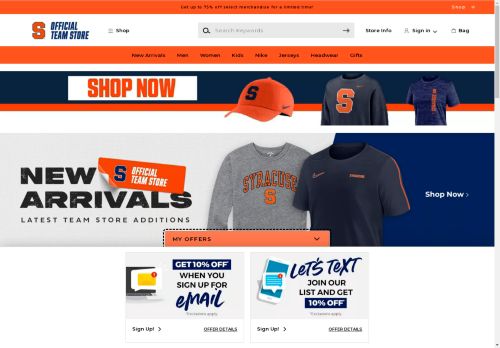 Syracuse Orange Shop capture - 2024-09-06 22:30:20