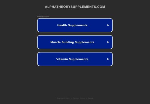 Alpha Theory Supplements capture - 2024-09-07 00:01:51