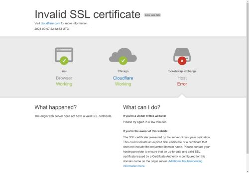 Rocket Swap Exchange capture - 2024-09-07 18:43:34