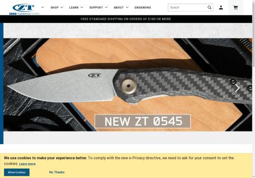 zerotoleranceknives.net capture - 2024-09-08 03:05:03