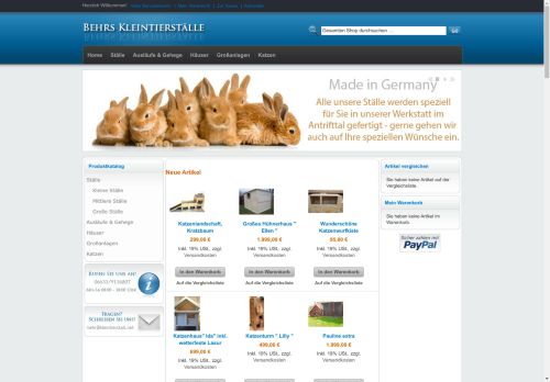 kleintierstall.net capture - 2024-09-08 05:28:05