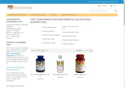 youressentialsupplements.net capture - 2024-09-08 05:54:28