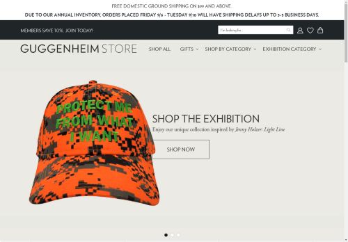 guggenheimstore.nyc capture - 2024-09-08 07:35:45