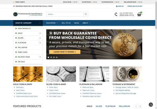 wholesalegoldeaglesdirect.org capture - 2024-09-08 12:12:23