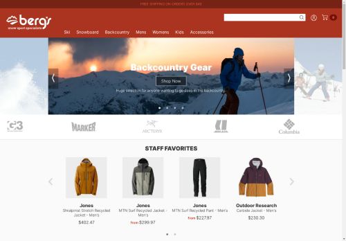 Berg's Ski and Snowboard Shop capture - 2025-04-09 20:15:36