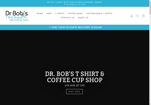 Dr. Bob's T Shirt's and Coffee Cups capture - 2025-04-09 21:03:09