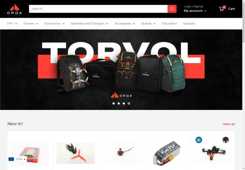 ORQA Shop - High end FPV Equipment capture - 2025-04-10 03:01:35