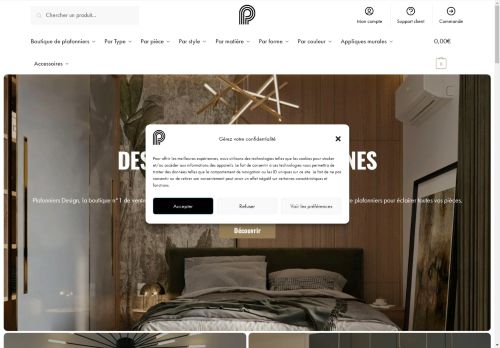 plafonniers-design.com capture - 2025-04-10 05:41:27