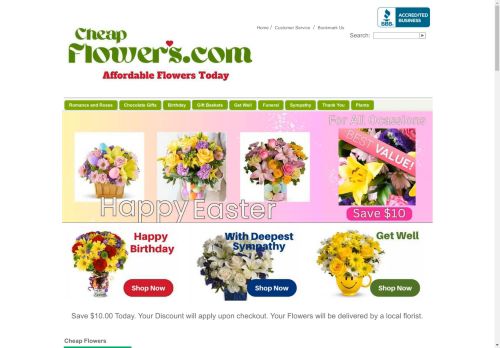 CheapFlowers.com capture - 2025-04-10 07:56:09