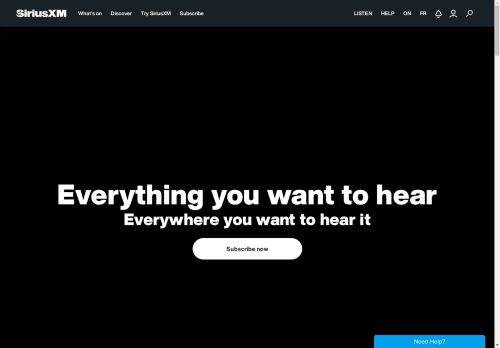 SiriusXM Canada capture - 2025-04-10 09:02:34