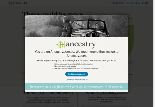Ancestry AUS capture - 2025-04-10 10:38:00